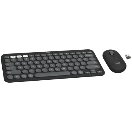 LOGITECH Pebble 2 Bluetooth Keyboard Combo - TONAL GRAPHITE - US INT'L - 1