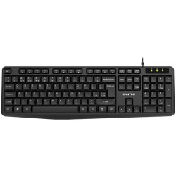 CANYON keyboard KB-1 EN/BG Wired Black - 1
