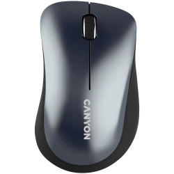 CANYON MW-11, 2.4 GHz Wireless mouse,with 3 buttons, DPI 1200, Battery:AAA*2pcs,Black,67*109*38mm,0.063kg - 1