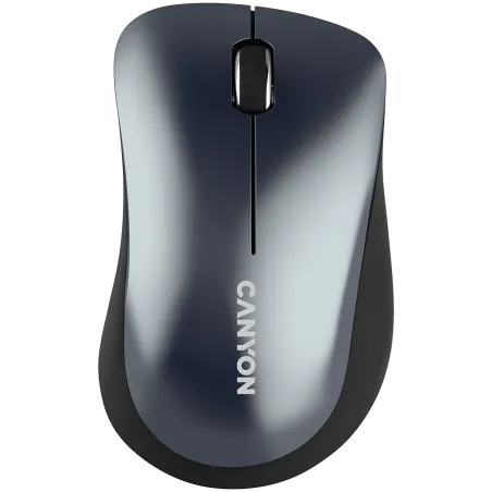 CANYON MW-11, 2.4 GHz Wireless mouse,with 3 buttons, DPI 1200, Battery:AAA*2pcs,Black,67*109*38mm,0.063kg - 1