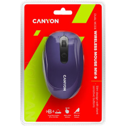 CANYON mouse MW-9 Dual-mode Wireless Violet - 5