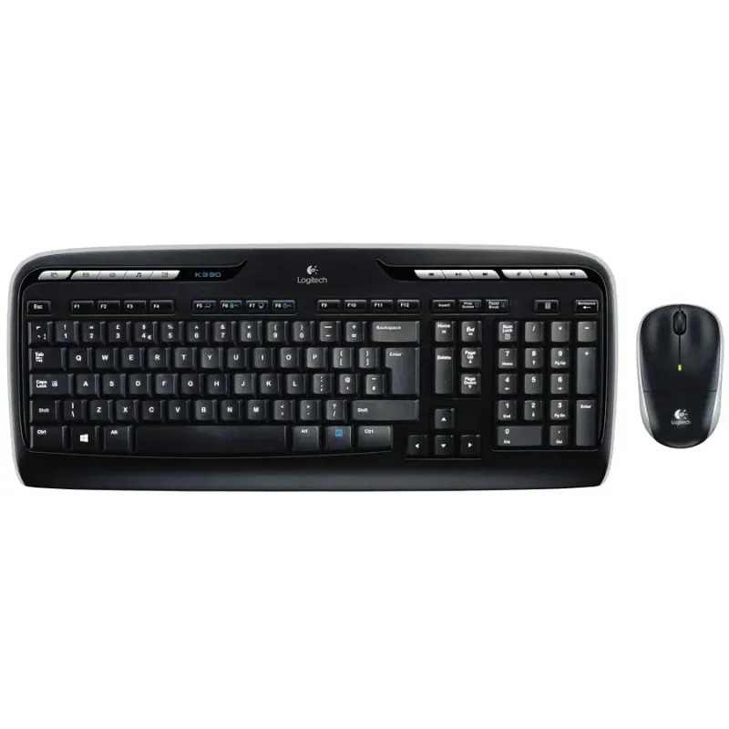 LOGITECH MK330 Wireless Combo - BLACK - US INT'L - 1