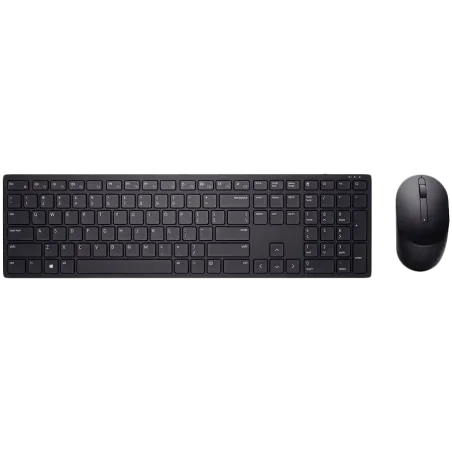 Dell Pro Wireless Keyboard and Mouse - KM5221W - US International (QWERTY) - Black - 1