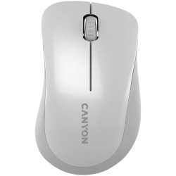 CANYON MW-11, 2.4 GHz Wireless mouse ,with 3 buttons, DPI 1200, Battery:AAA*2pcs ,pearl white grey67*109*38mm 0.063kg - 1