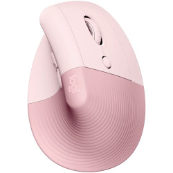 LOGITECH Lift Bluetooth Vertical Ergonomic Mouse - ROSE/DARK ROSE - 1
