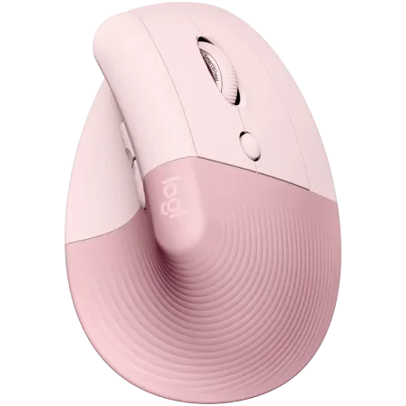 LOGITECH Lift Bluetooth Vertical Ergonomic Mouse - ROSE/DARK ROSE - 1