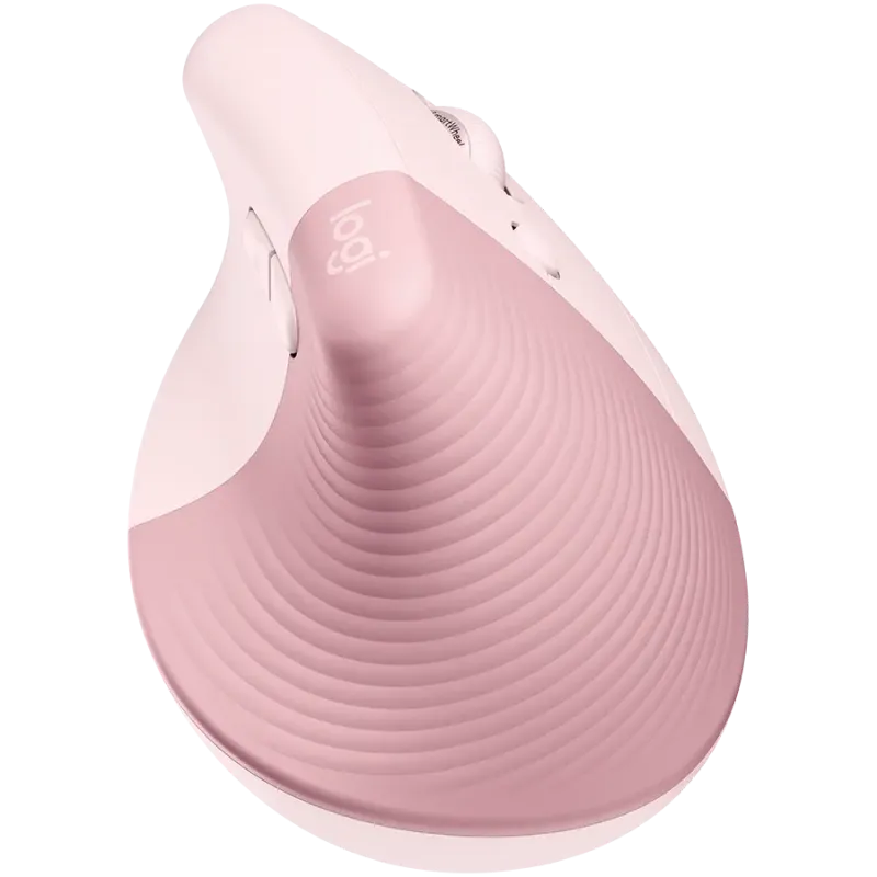 LOGITECH Lift Bluetooth Vertical Ergonomic Mouse - ROSE/DARK ROSE - 1