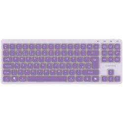CANYON Keyboard OnType 10 Low Profile EN Wired Violet - 1