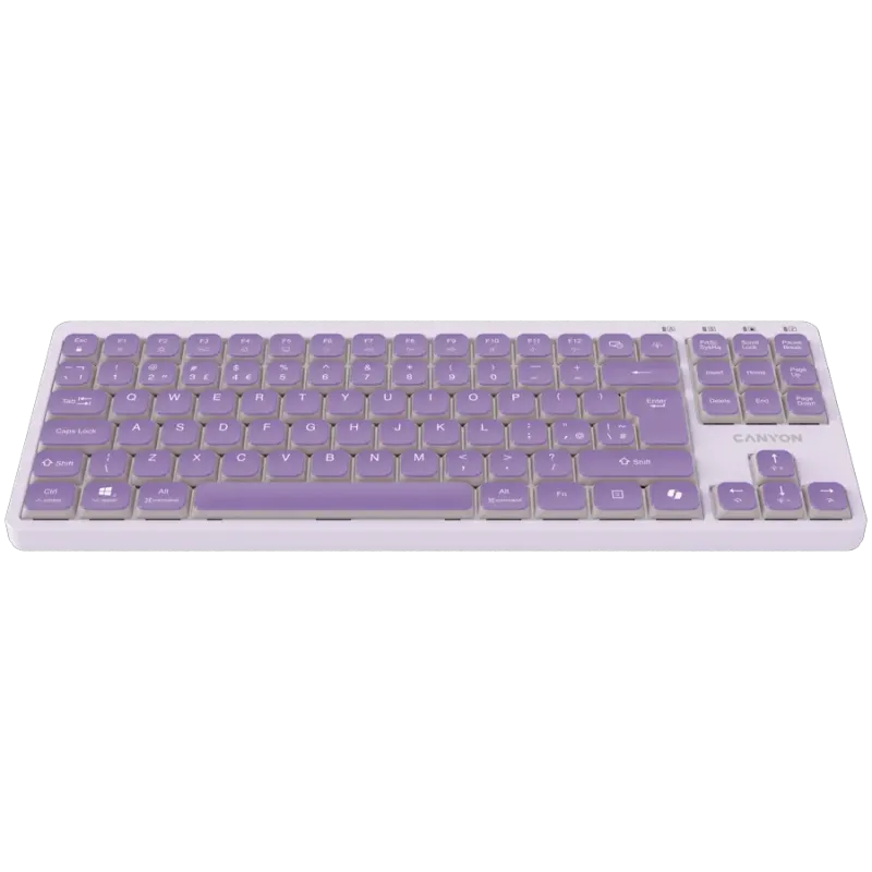CANYON Keyboard OnType 10 Low Profile EN Wired Violet - 1