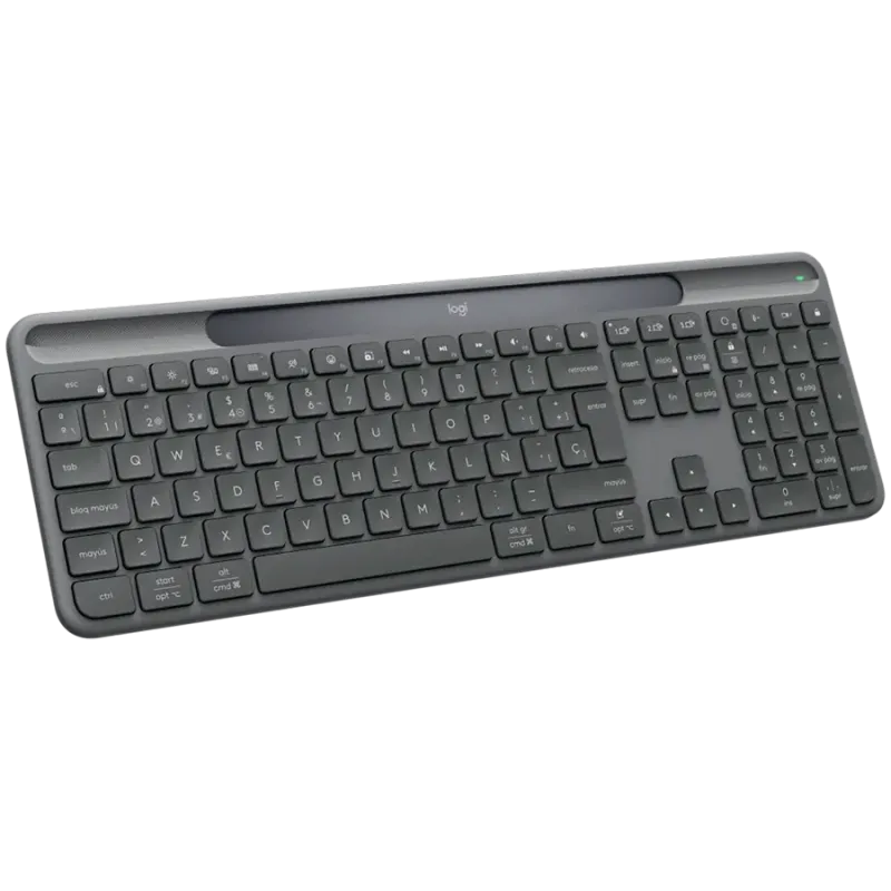 LOGITECH Slim Solar+ for Business - GRAPHITE - US INT'L - 2.4GHZ/BT - INTNL-973 - UNIV - 1