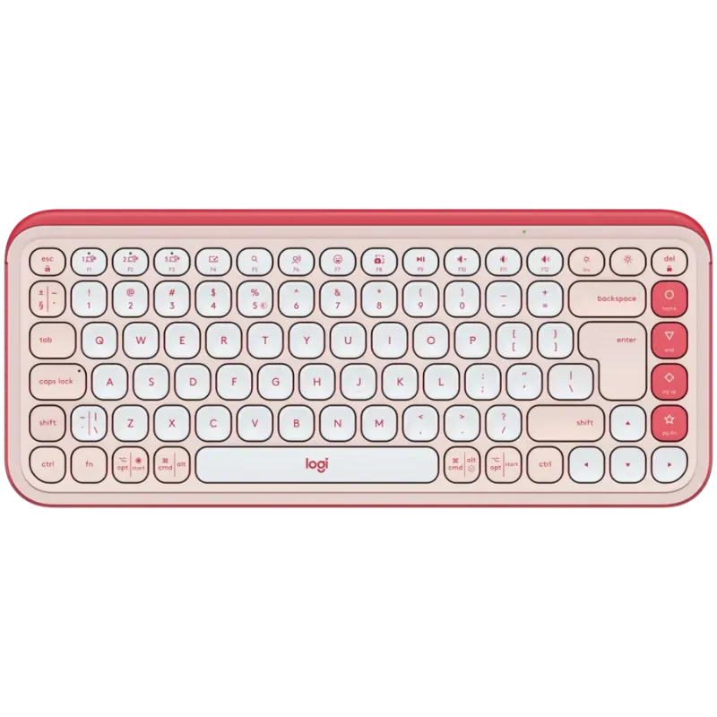 LOGITECH POP ICON KEYS - ROSE - US INT'L - BT - INTNL-973 - 1