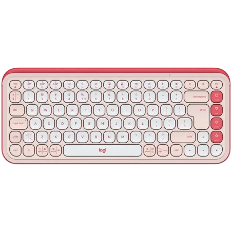 LOGITECH POP ICON KEYS - ROSE - US INT'L - BT - INTNL-973 - 1