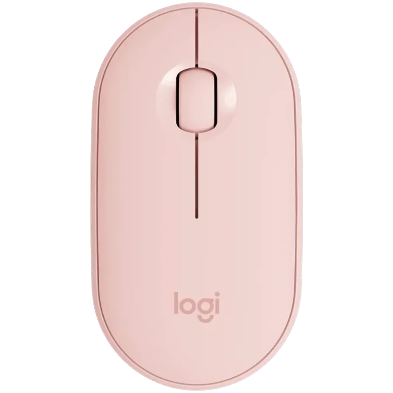 LOGITECH M350S Pebble 2 Bluetooth Mouse - TONAL ROSE - 1