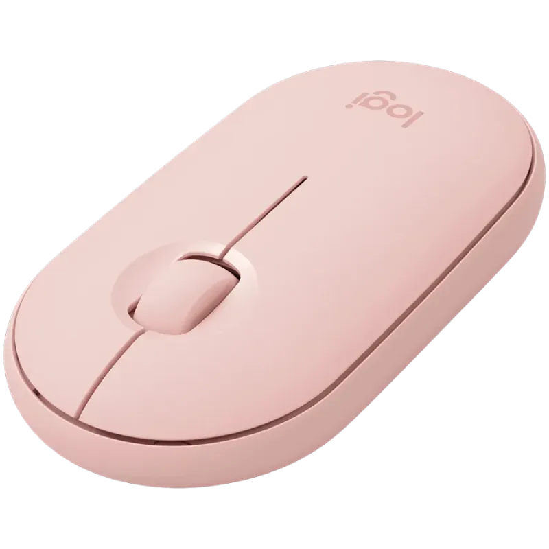 LOGITECH M350S Pebble 2 Bluetooth Mouse - TONAL ROSE - 1