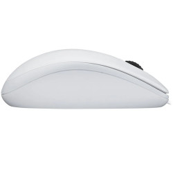 LOGITECH B100 Corded Mouse - WHITE - USB - B2B - 2