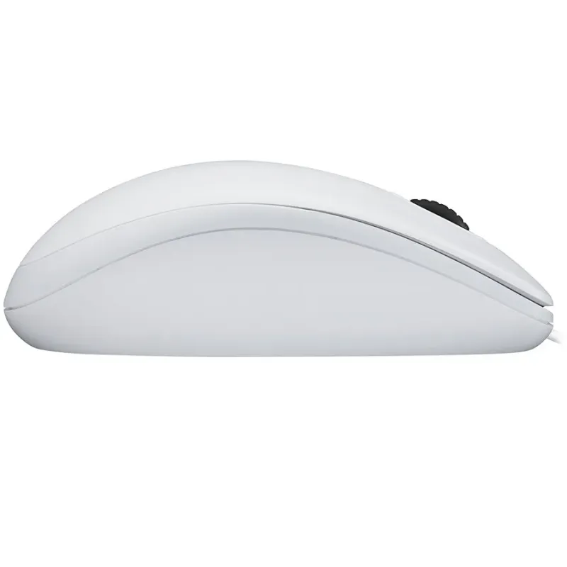 LOGITECH B100 Corded Mouse - WHITE - USB - B2B - 1