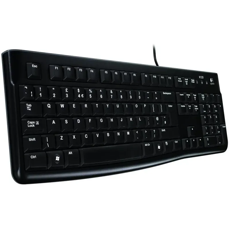 LOGITECH Corded Keyboard K120 - Business EMEA - Bulgarian layout - BLACK - 1