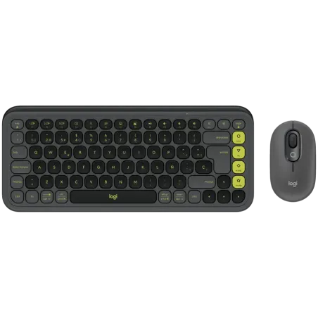 LOGITECH POP ICON COMBO - GRAPHITE - US INT'L - BT - INTNL-973 - 1
