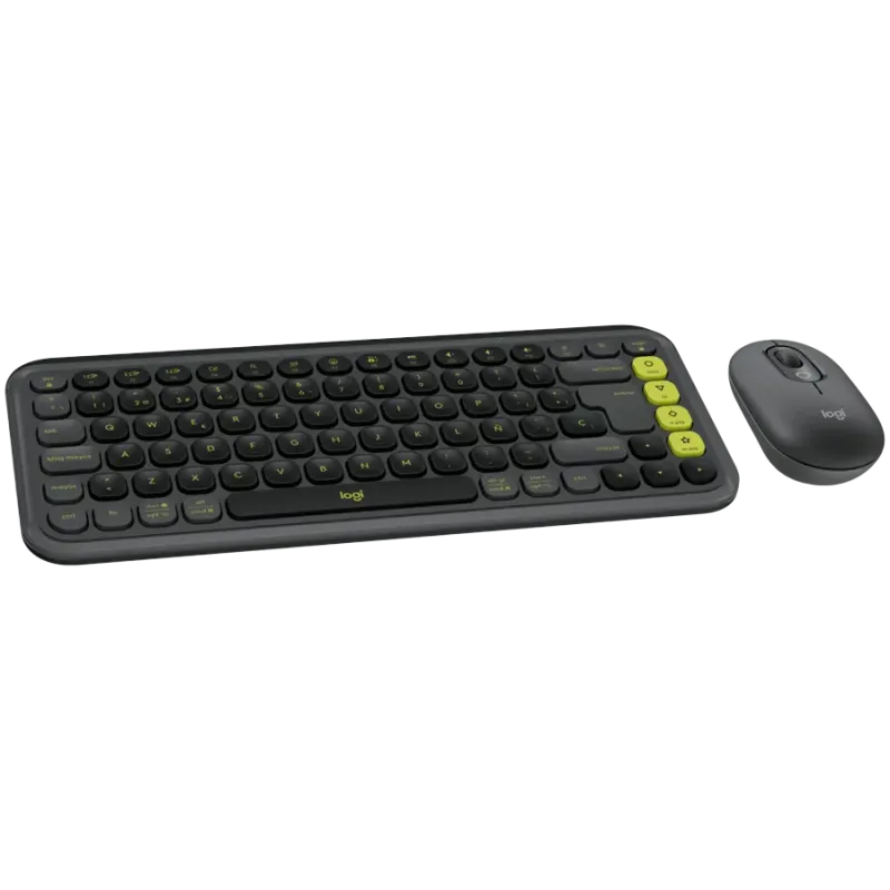 LOGITECH POP ICON COMBO - GRAPHITE - US INT'L - BT - INTNL-973 - 1