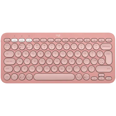 LOGITECH K380S Multi-Device Bluetooth Keyboard - TONAL ROSE - US INT'L - 1