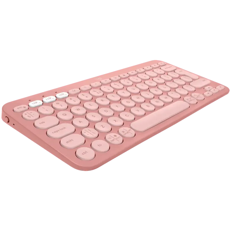 LOGITECH K380S Multi-Device Bluetooth Keyboard - TONAL ROSE - US INT'L - 1