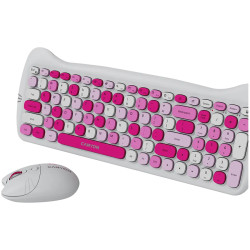 CANYON HSET-W6 EN Keyboard+Mouse Kitty Edition AAA+АА Wireless Pink - 5