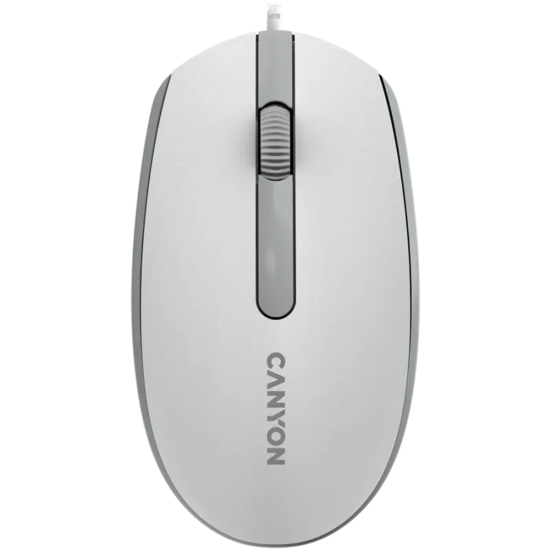 CANYON mouse M-10 Wired White Grey - 1