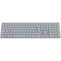 CANYON keyboard HKB-W11 UK/US RGB Dual Mode Wireless Grey - 2