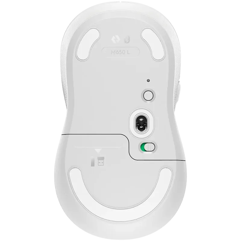 LOGITECH Signature M650 L Wireless Mouse for Business - OFF-WHITE - BT - EMEA - M650 L B2B - 1