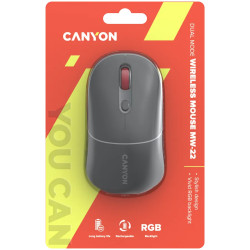CANYON mouse MW-22 2in1 BT/ Wireless Dark Grey - 6