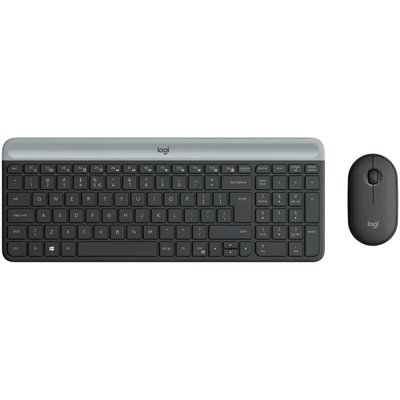 LOGITECH MK470 Slim Wireless Combo - GRAPHITE - US INT'L - 1