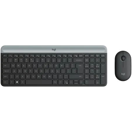 LOGITECH MK470 Slim Wireless Combo - GRAPHITE - US INT'L - 1