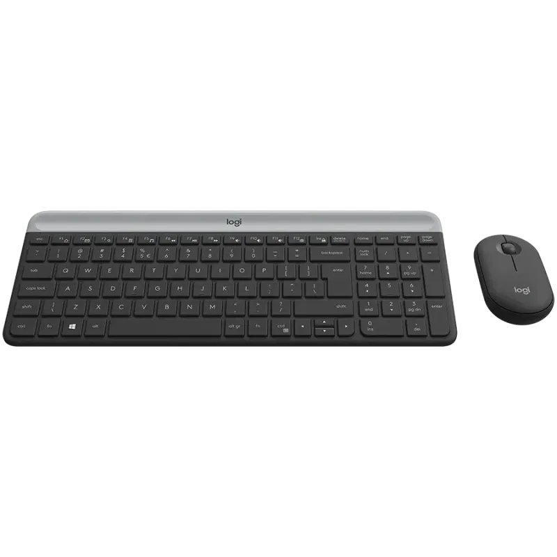 LOGITECH MK470 Slim Wireless Combo - GRAPHITE - US INT'L - 1