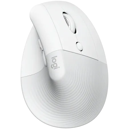 LOGITECH Lift for MAC Vertical Ergonomic Mouse - OFF-WHITE/PALE GREY - 1