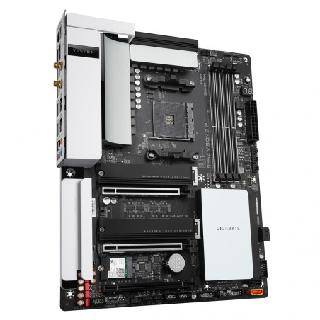 Дънна платка GIGABYTE B550 VISION D-P, WI-FI 6, PCI-E 4, Socket AM4, 4 x DDR4 - 2