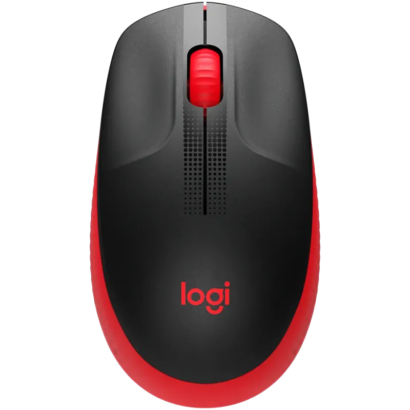 LOGITECH M190 Wireless Mouse - RED - 1