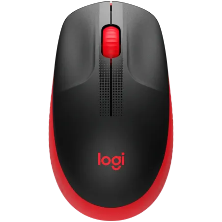 LOGITECH M190 Wireless Mouse - RED - 1