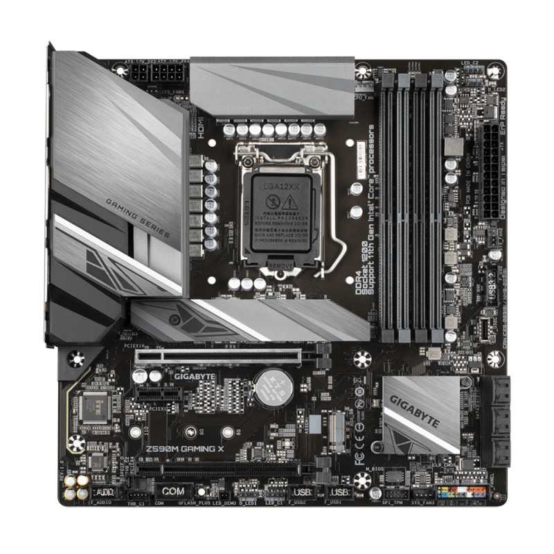 Дънна платка GIGABYTE Z590M GAMING X socket 1200, RGB Fusion 2.0 - 1