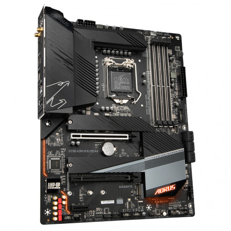 Дънна платка GIGABYTE Z590 AORUS ELITE AX socket 1200, Wi-Fi 6, RGB Fusion 2.0 - 2