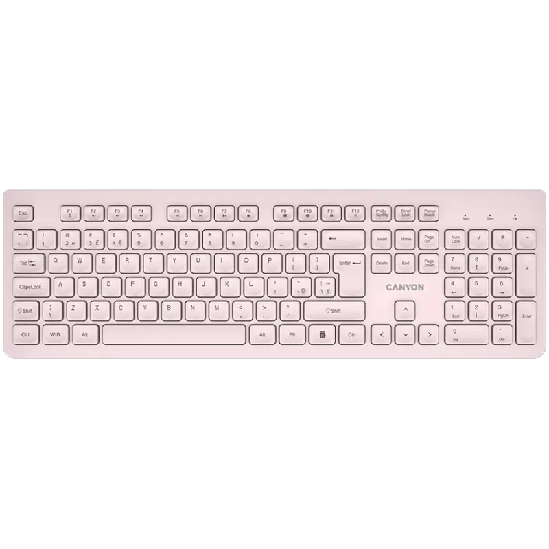 CANYON keyboard HKB-W01 UK/US AAA Wireless Beige - 1