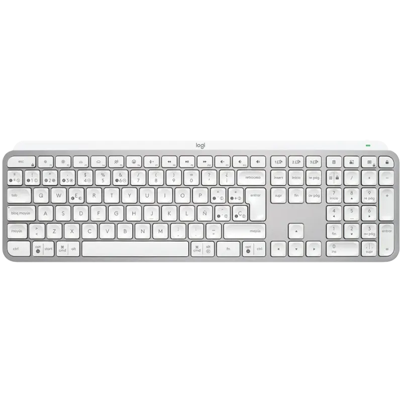 LOGITECH MX Keys S Bluetooth Illuminated Keyboard - PALE GREY - US INT'L - 1