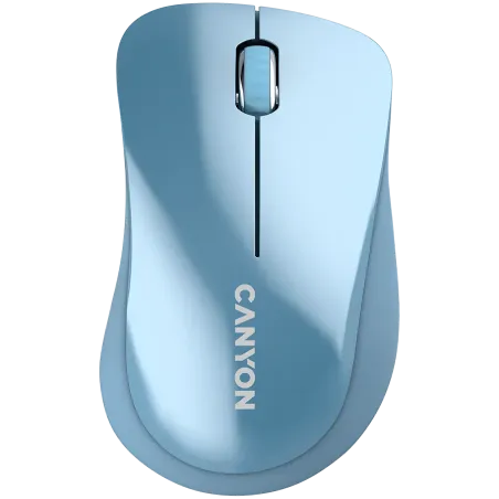 CANYON MW-11, 2.4 GHz Wireless mouse ,with 3 buttons, DPI 1200, Battery:AAA*2pcs ,Blue67*109*38mm 0.063kg - 1