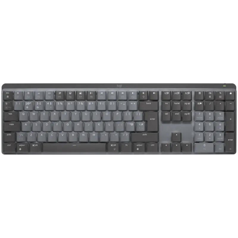 LOGITECH MX Mechanical Bluetooth Illuminated Keyboard - GRAPHITE - US INT'L - TACTILE - 1