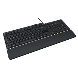 US/Euro (QWERTY) Dell KB-522 Wired Business Multimedia USB Keyboard Black - 1