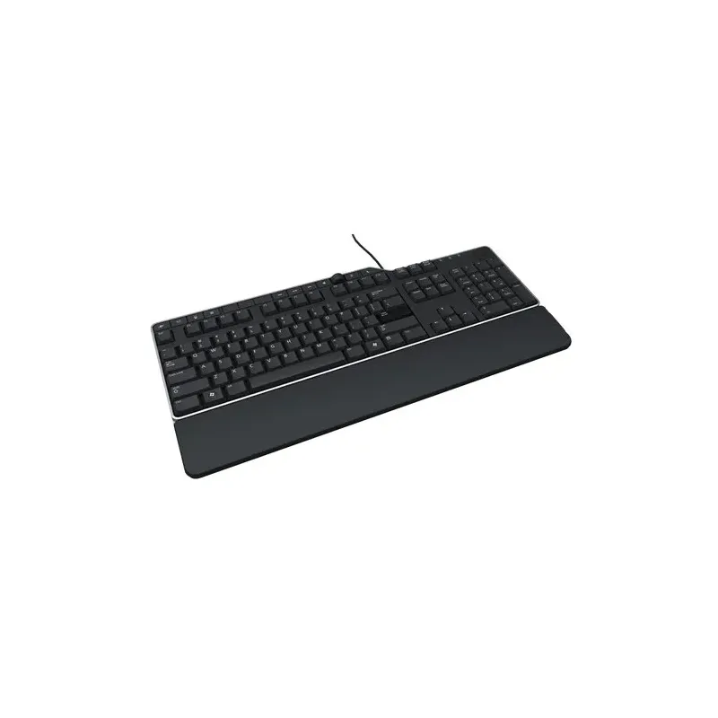 US/Euro (QWERTY) Dell KB-522 Wired Business Multimedia USB Keyboard Black - 1