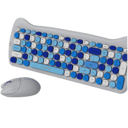 CANYON HSET-W6 EN Keyboard+Mouse Kitty Edition AAA+АА Wireless Blue - 3