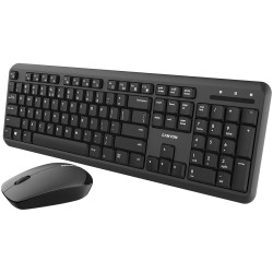 CANYON SET-W20 EN/BG Keyboard+Mouse Velvet Wireless Black - 1