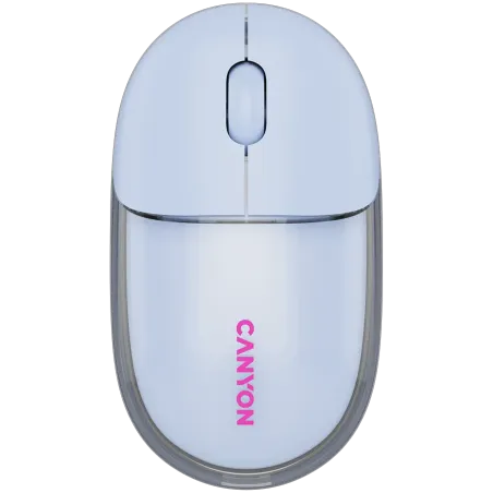 CANYON mouse OnClick 24 BT/ Wireless Transparent/Blue - 1