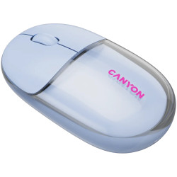 CANYON mouse OnClick 24 BT/ Wireless Transparent/Blue - 3
