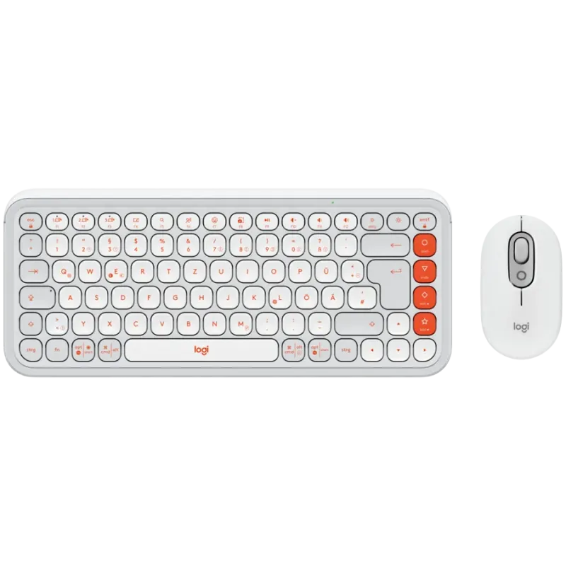 LOGITECH POP ICON COMBO - OFF WHITE - US INT'L - BT - INTNL-973 - 1